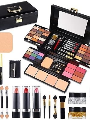 Professional Makeup Kit for Women Girls Full Kit with Mirror 58 Colors All in One Make up Gift