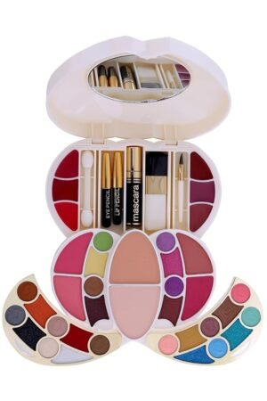 BEMT Professional All In One Makeup Palette Kit 26 Pigment Shadow With, Blusher, Powder Cake, Lip Gloss, Mascara, Eye and Lip Pencil, Makeup Kit