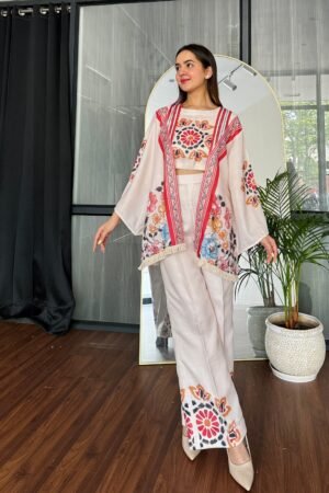 Beige & Bloom 3 Piece Co-ord Set