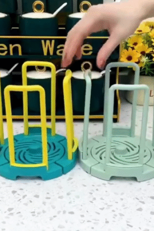 Multipurpose Cup & Bottle Drying Stand – Kitchen Counter Organizer