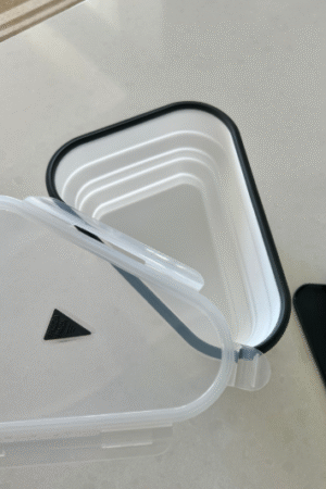 Triangular Nesting Food Storage Set – Space-Saving Stackable Containers