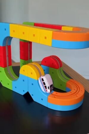 Colorful Kids Magnetic Track Building Set