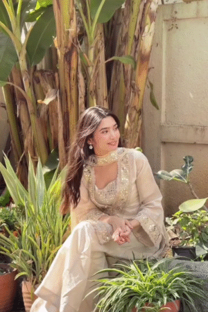 Elegant Beige Embroidered Salwar Suit – Festive Traditional Women’s Wear