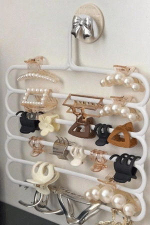Multi-Layer Hair Clip & Jewelry Holder